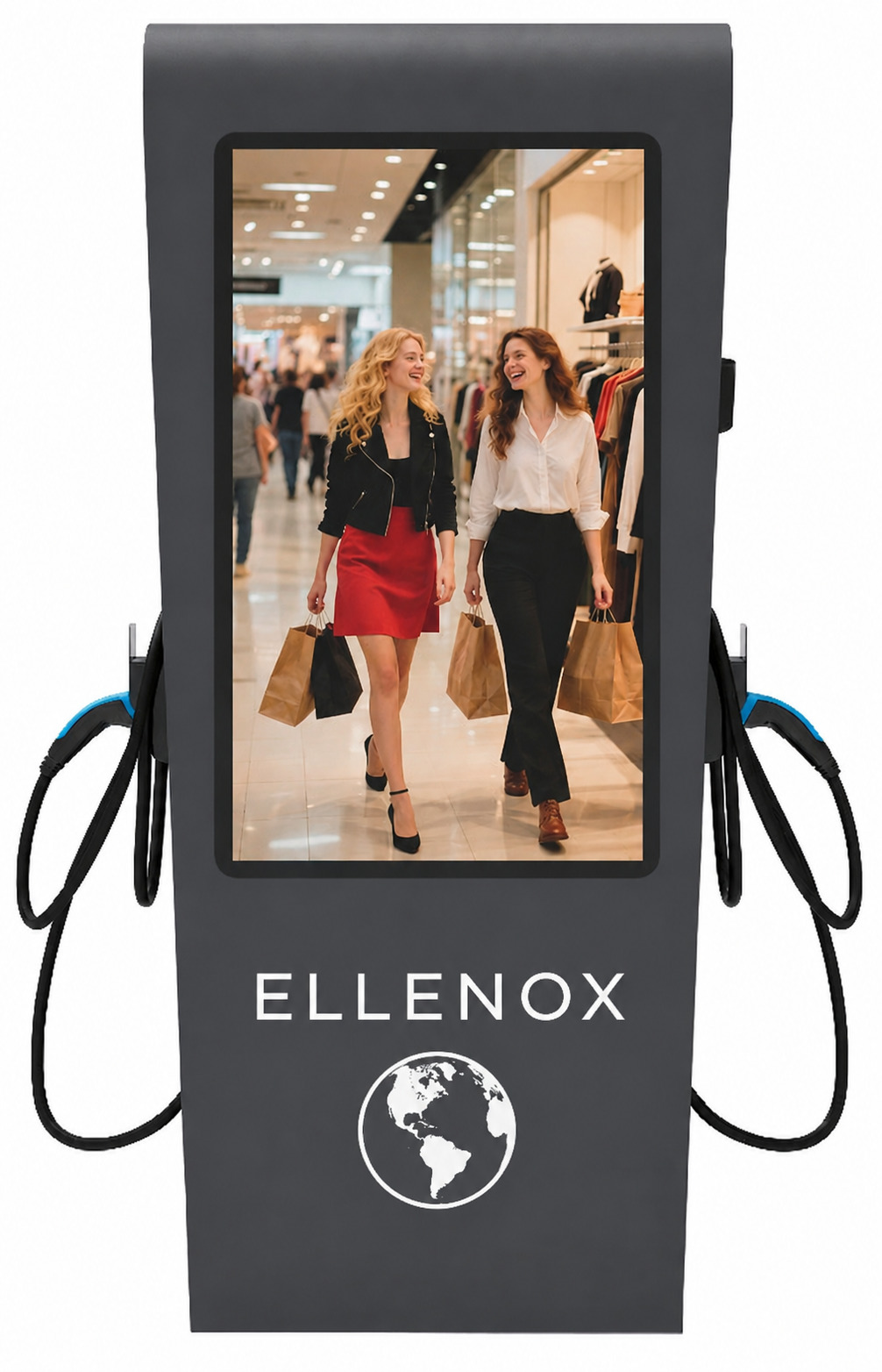 ELLENOX AC 2 x 22kW Screen Charger